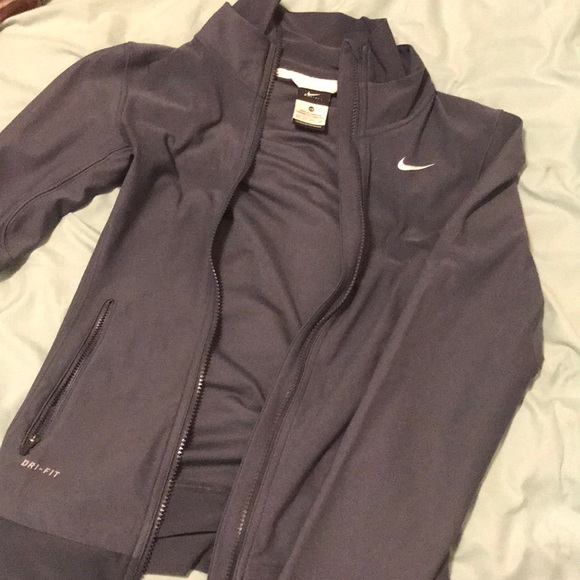 Grey Dri-fit Nike jacket! Never worn, too small! - Picture 2 of 2